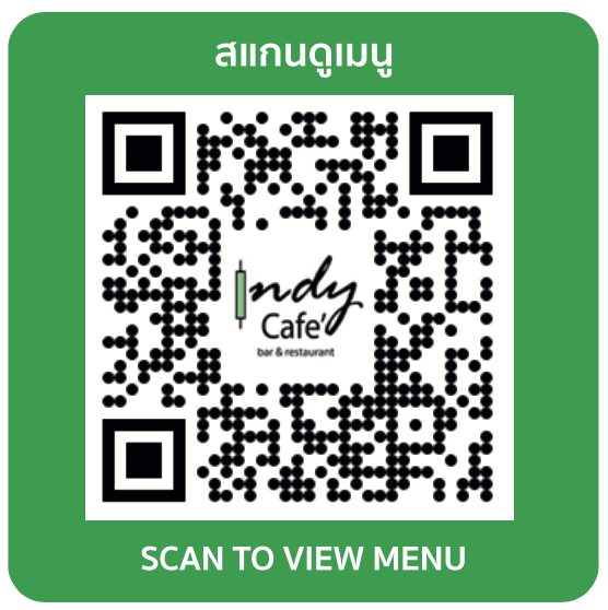 ร้านอินดี้คาเฟ่ QR menu